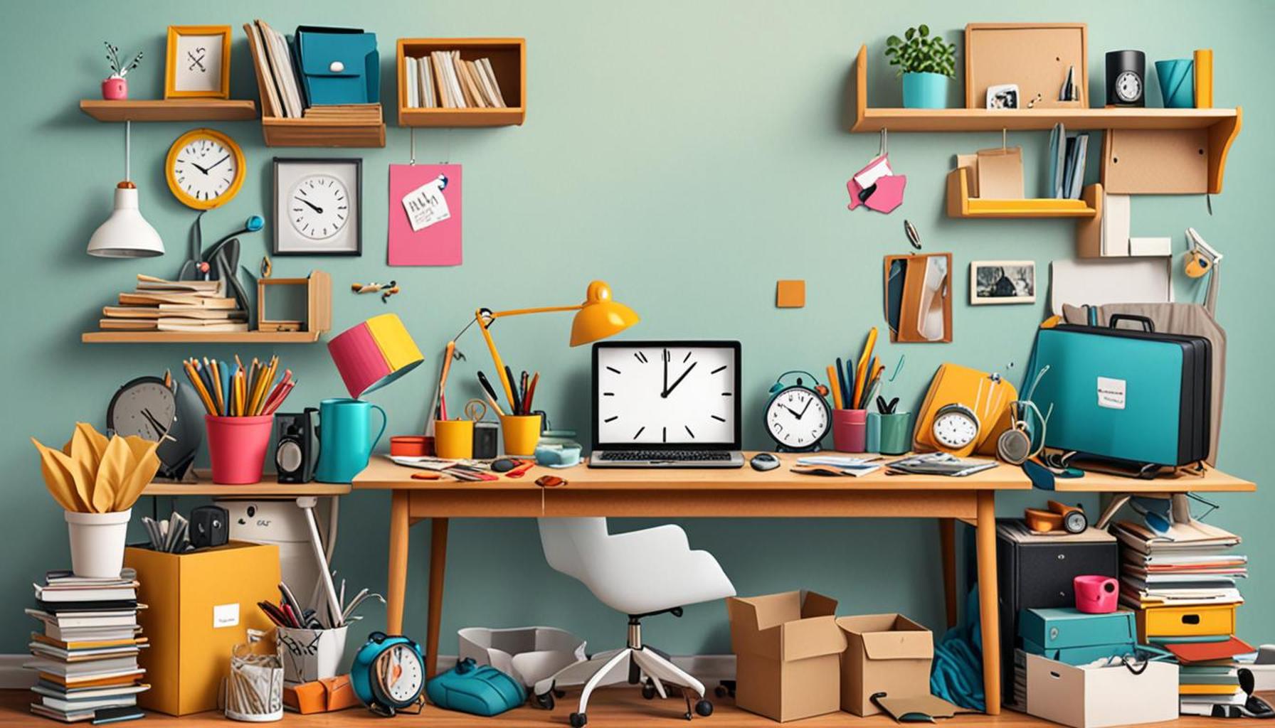 The Effect of Decluttering on Productivity: How Fewer Items Lead to More Time